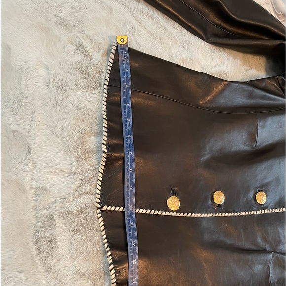 Salvatore Ferragamo Création Gold label leather jacket size 4/6 never worn. - Picture 15 of 15